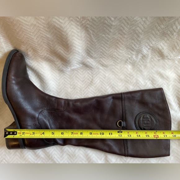 Etienne Aigner Brown Riding Boots Size 10 - Picture 9 of 10